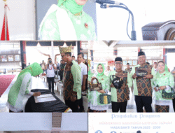 Indria Sudrajat dikukuhkan Menjadi Ketua Dekranasda Lampung Tengah Masa Bakti 2025 – 2030