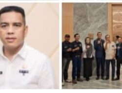 Edi Supena Kadis Kominfotik Mewakili Bupati Lamteng Ardito Wijaya Hadiri (HPN) dan HUT – PWI Lampung Ke – 55 Tahun