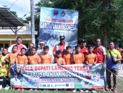 Pembukaan Kompetisi Sepak Bola Piala Bupati Regional Lampung Katagori U – 11