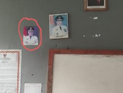 Lapor Pak Darmawan, Di SMP N 1 Kalianda Lamsel Sengaja Masih Memajang Foto Bupati Yang Lama