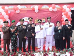 Dalam Rangka HUT Bhayangkara KE – 79 Tahun dihadiri Buapti dan Wakil Bupati Lampung Tengah