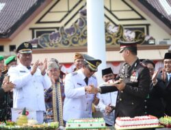 Bupati dan Waki Bupati Lampung Tengah Hadiri Acara Tasyukuran Hari Bhayangkara KE – 79 Tahun