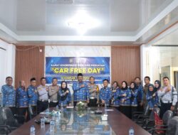 Rapat Koordinasi Dalam Rangka Car Free Day Dihadiri Wabup I Komang Koheri Bersama Jajaran Polres Lampung Tengah