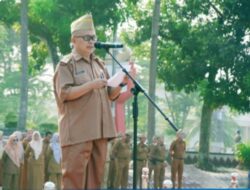 Saat Pimpin Apel Pagi Dilapangan Korpri Kalianda Lamsel, ANTON CARMANA “Kinerja ASN Harus Beri Manfaat Nyata”