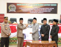 Rapat Paripurna DPRD Lampung Tengah Tentang Anggaran Perubahan APBD Tahun 2025