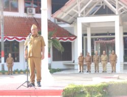 Apel Mingguan ini Wabup I Komang Koheri Berpesan Pentingnya Kedisiplinan Bagi Selurah ASN Sebagai Pondasi Utama Dalam Menjalankan Tugas Dan Pelayanan Kepada Masyarakat