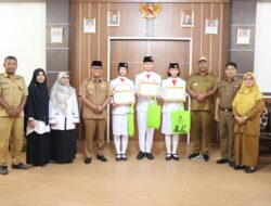 Bupati Dan Wakil Bupati Lampung Tengah Apresiasi Paskibraka Berperestasi Tingkat Nasional