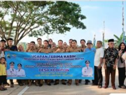 “TERHARU” Masyarakat Desa Kedaton Kalianda Ucapkan Terimakasih Yang Tak Terhingga, Pada Bupati&Wakil LAMSEL : Jalan Tugu Raden Intan Exit Tol Kalianda Mulus