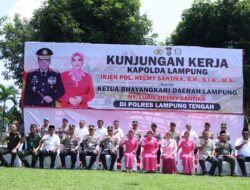 Kunjungan Kerja Polda Lampung Helmy Santika , Menekankan Pentingnya Kerja Sama Lintas Sektor , Baik  Pemerintah Daera , Kepolisian Maupun Masyarakat