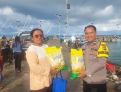 Bhabinkamtibmas Desa Canti Gelar GPM Sampai ke Pulau Sebesi, Bentuk Dukungan Ketahanan Pangan