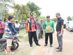 Wabup I Komang Koheri Peninjauan Langsung Proyek Pembangunan Ruas Jalan Kampung Rama Gunawan Sampai Kampung Rukti Endah