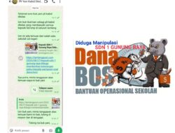 Plt Kabid Dikdas Lampung Tengah Bungkam Saat Dikonfirmasi Dugaan LPJ Fiktif Dana BOS oleh Kepsek SDN 1 Gunung Raya