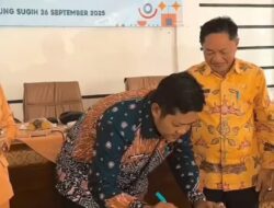 Pisah Sambut Kepala Bapenda Lampung Tengah, Drs.Asrul Sani Serahkan Tugas Kepada Anton Wibowo, S.K.M, M.M