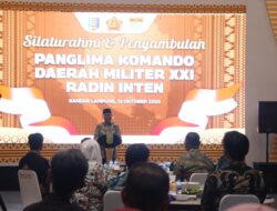Wabup I Komang Koheri Menghadiri Kegiatan Silaturahmi Dan Penyambutan Panglima Komando Daerah Militer Pangdam XXI/Raden Inten