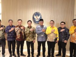 Ardito Wijaya Bersama Plt Kepala Dinas Kesehatan Dr. Josi Harnos Dan Plt. Direktur RSUD Demang Sepulau Raya Dr. Adi Sakti Putra Tangkari Melakukan Audiensi Dengan Wakil Menteri Kesehatan Republik Indonesia