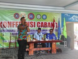 Raston Nawawi Nahkodai KSPSI Kabupaten Lampung Tengah Masa Bakti