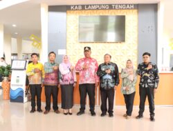 Wabup I Komang Koheri Menyambut Kedatangan Wakil Wali Kota Bandar Lampung Deddy Amarullah di Mall Pelayanan Publik MPP