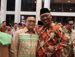 I Komang Koheri Menghadiri Acara Silaturahmi Dan Pisah Sambut Kepala Kepolisian Daerah Kapolda Lampung Dari Irjen Pol Helmy Santika Kepada Irjen Pol Herfi Assegaf