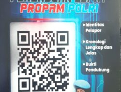 Sosialisasi Barcode Layanan Pengaduan DUMAS Propam Polri Polres Lampung Tengah Di Wilkum  Polres Lampung Tengah