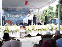 Plt Bupati I Komang Koheri Menghadiri Pengajian Doa Bersama Dan Tasyakuran Atas Selesainya Pembangunan Jalan Kabupaten Ruas Rukti Endah–Rama Gunawan