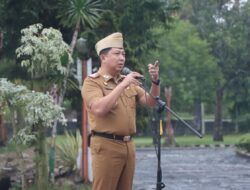 Welly Adiwantra Menjadi Pembina Apel Mingguan Dilingkungan Sekretariat Pemkab Lampung Tengah