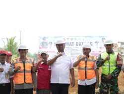 Plt Bupati I Komang Koheri Melakukan Peletakan Batu Pertama Pembangunan Koperasi Desa Merah Putih