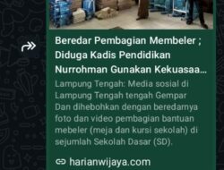 Nurahman Bungkam Saat Dikonfirmasi Besaran Anggaran Pengadaan Mebeler 14 Milyar