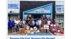 Korban Bencana Banjir Di Jati Agung,Forum CSR Lamsel Gercep Salurkan Bantuan