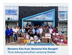 Korban Bencana Banjir Di Jati Agung,Forum CSR Lamsel Gercep Salurkan Bantuan